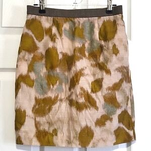 LOFT abstract miniskirt